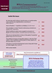 WEA Commentaries Volume 12, Issue No. 1, April 2022