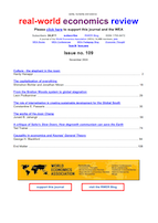 Real-World Economics Review 109, December 2024